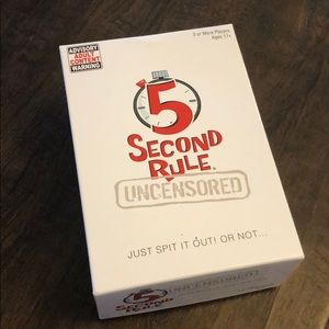 New 5 Second Rule party game